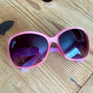 Retro pink sunglasses